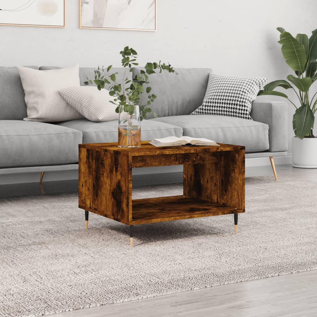 Mesa De Centro Madera De Ingeniería 60X50X40 Cm