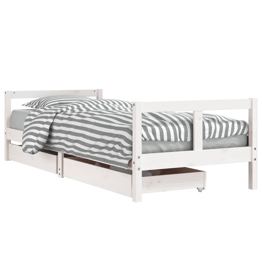 Estructura Cama Niños Con Cajones Madera Pino