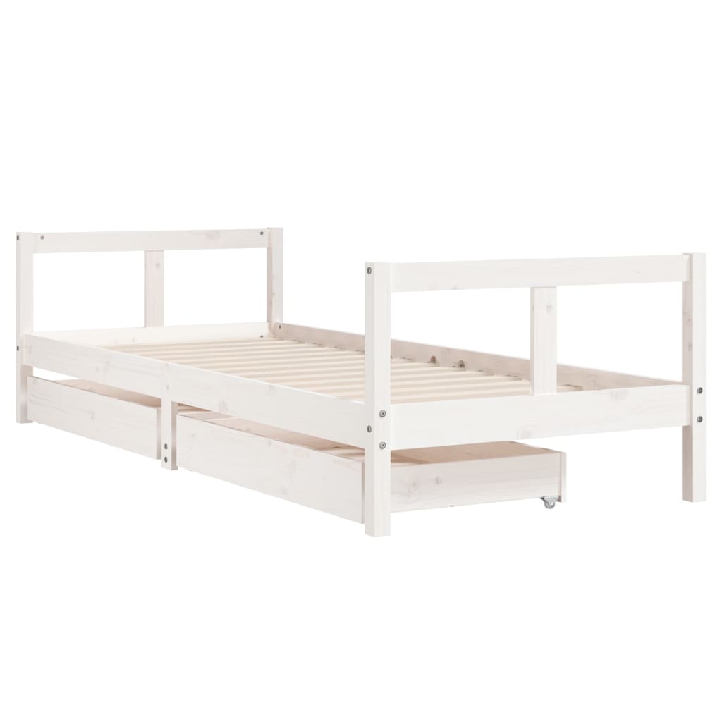 Estructura Cama Niños Con Cajones Madera Pino