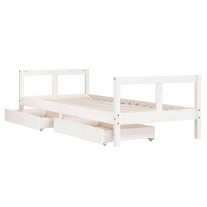 Estructura Cama Niños Con Cajones Madera Pino