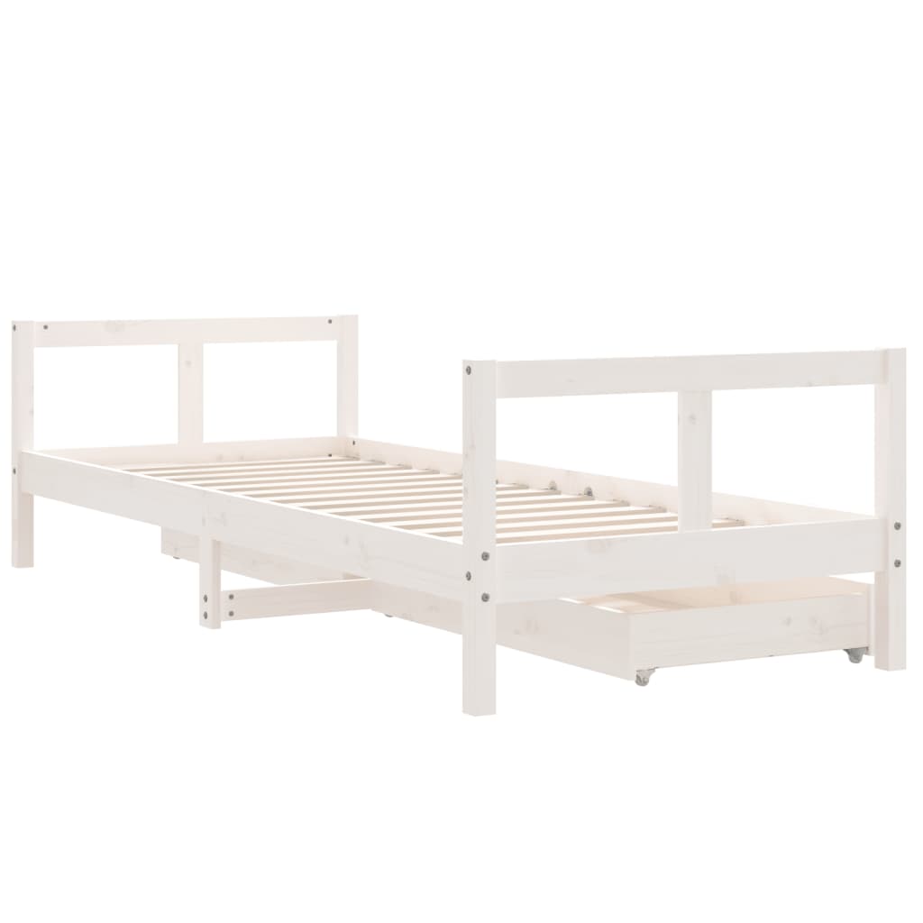 Estructura Cama Niños Con Cajones Madera Pino