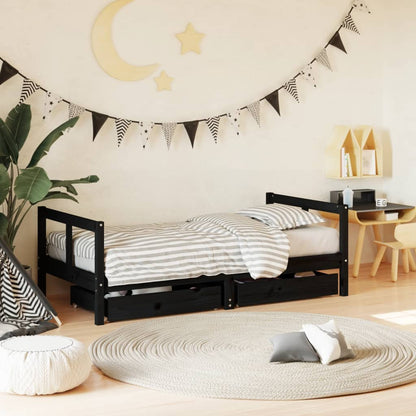 Estructura Cama Niños Con Cajones Madera Pino
