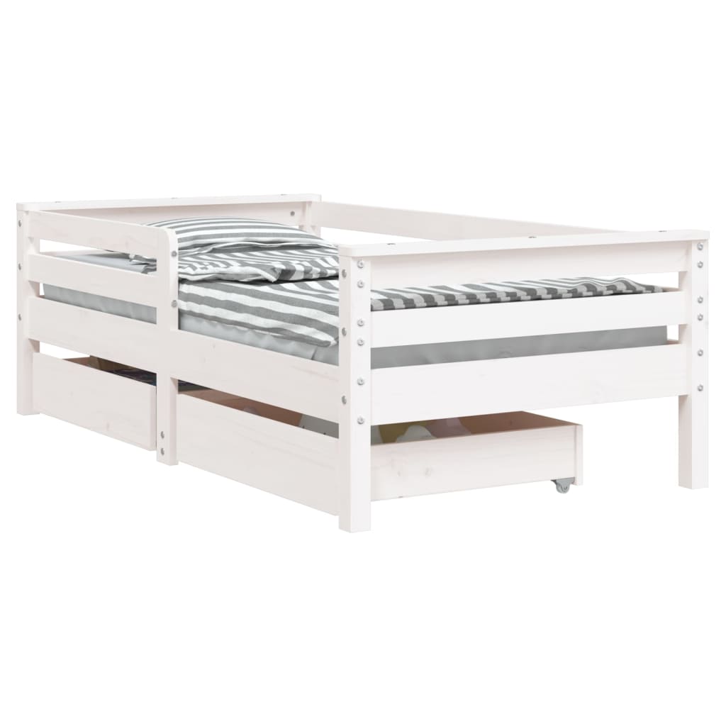 Estructura Cama Niños Con Cajones Madera Pino