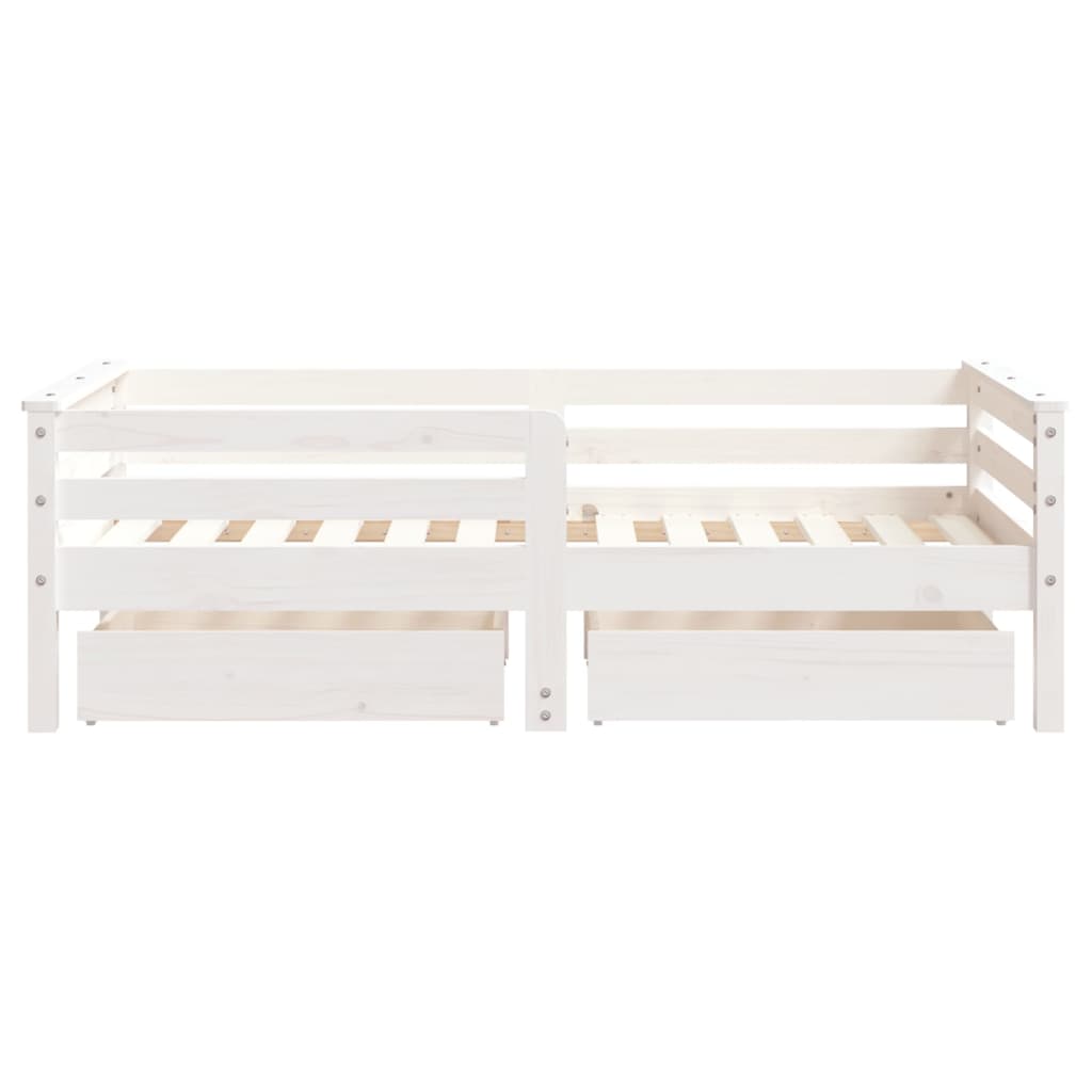 Estructura Cama Niños Con Cajones Madera Pino