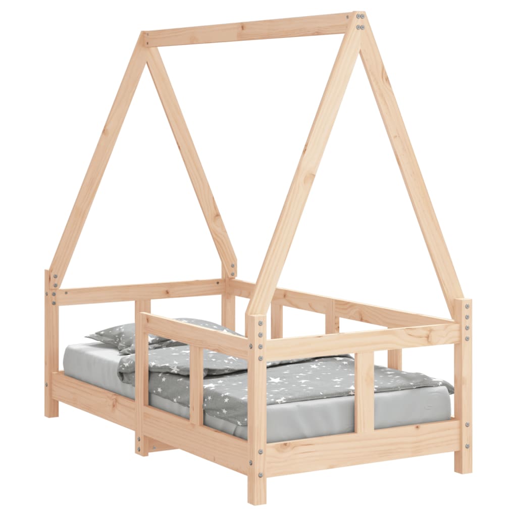 Estructura De Cama Para Niños Madera Maciza De Pino