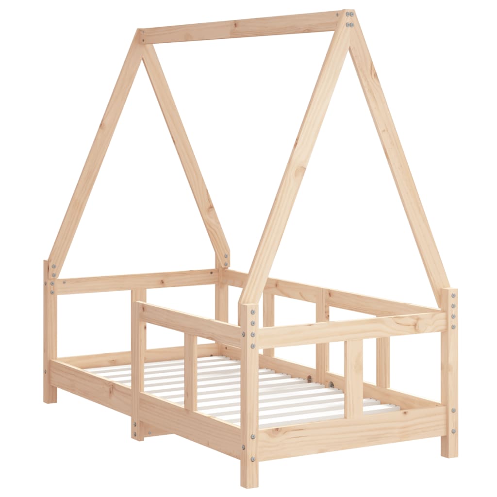 Estructura De Cama Para Niños Madera Maciza De Pino