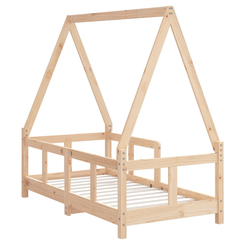 Estructura De Cama Para Niños Madera Maciza De Pino