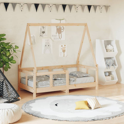 Estructura De Cama Para Niños Madera Maciza De Pino