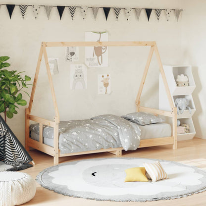 Estructura De Cama Para Niños Madera Maciza De Pino