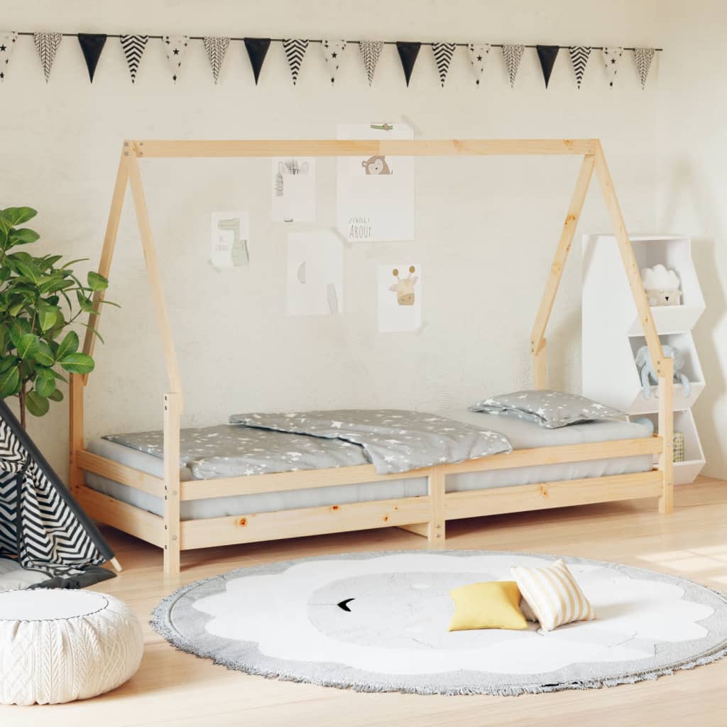 Estructura De Cama Para Niños Madera De Pino