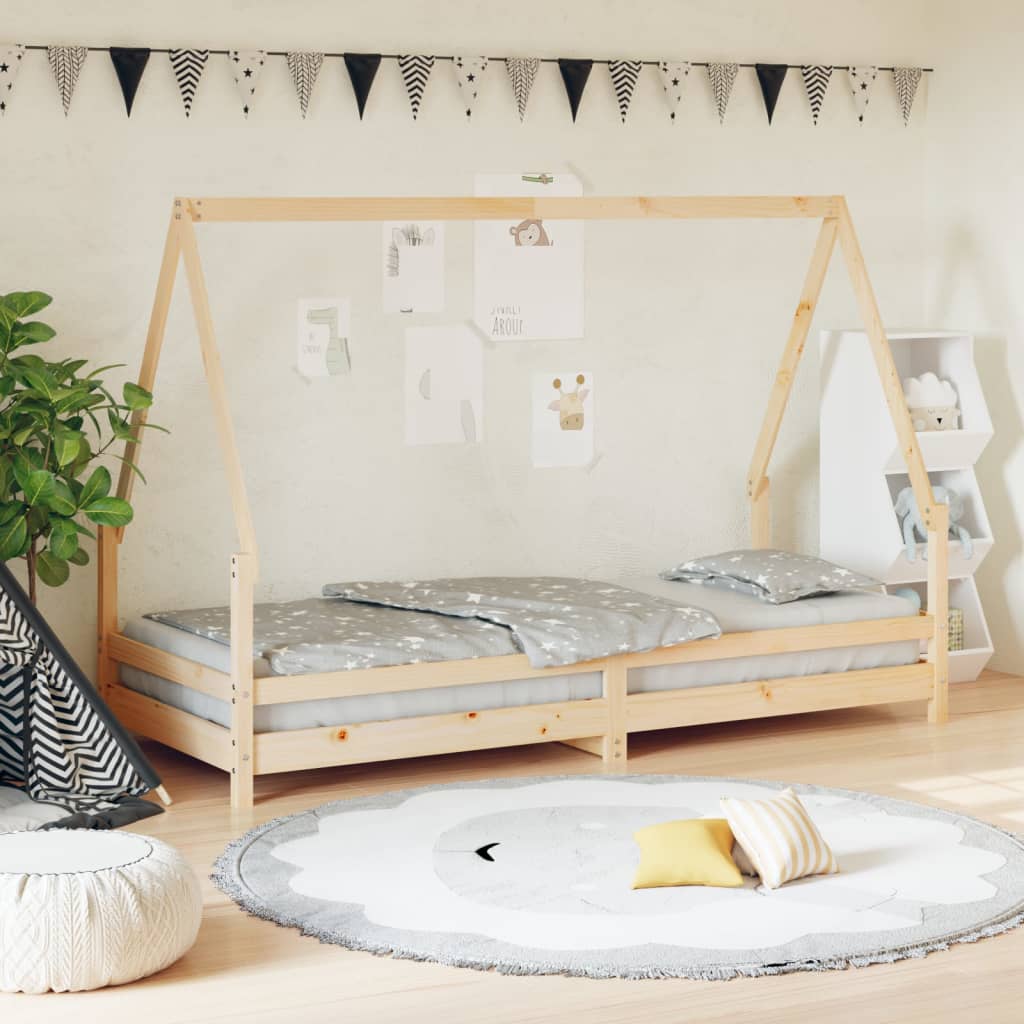 Estructura De Cama Para Niños Madera De Pino