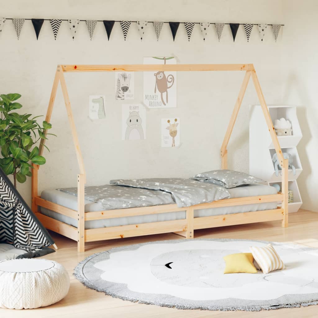 Estructura De Cama Para Niños Madera De Pino