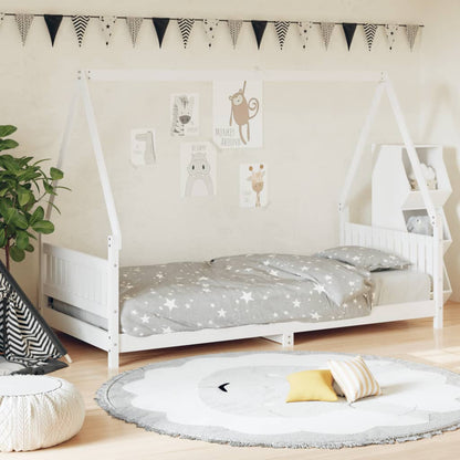Estructura De Cama Para Niños Madera Maciza De Pino