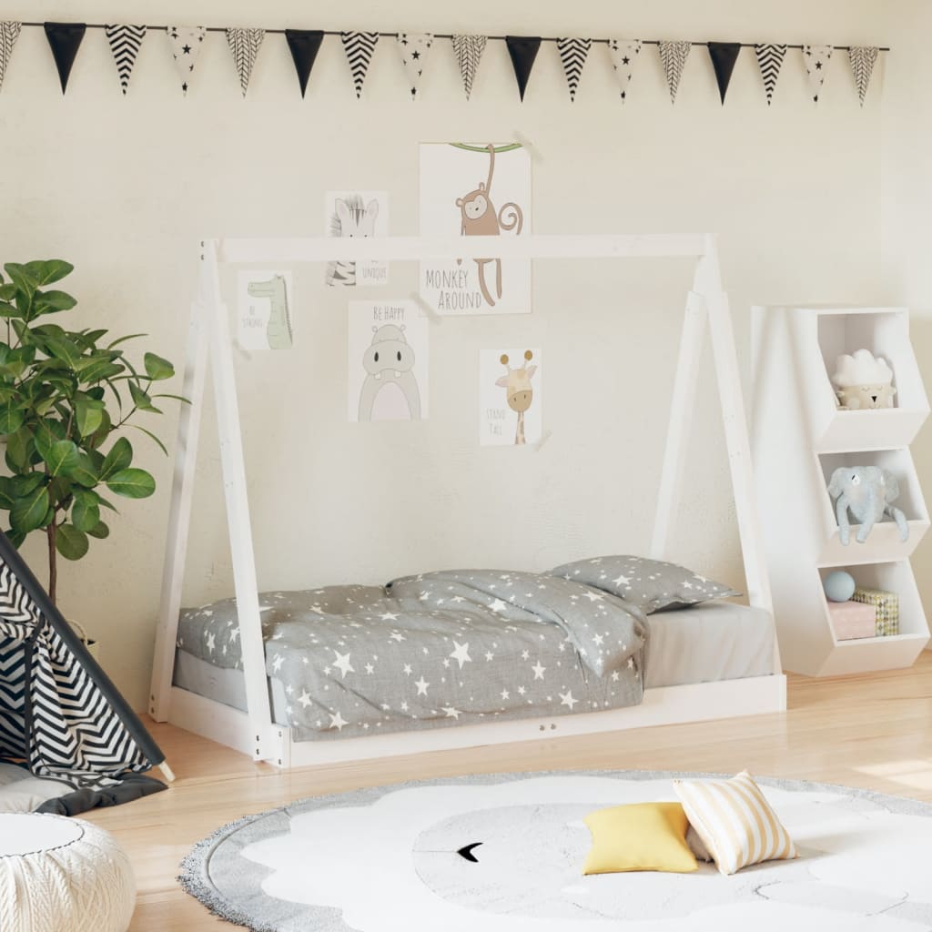 Estructura De Cama Para Niños Madera De Pino