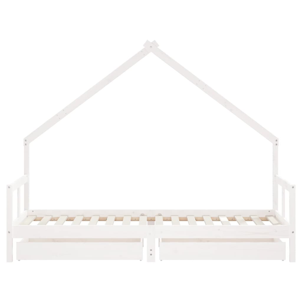 Estructura Cama Niños Con Cajones Madera Pino