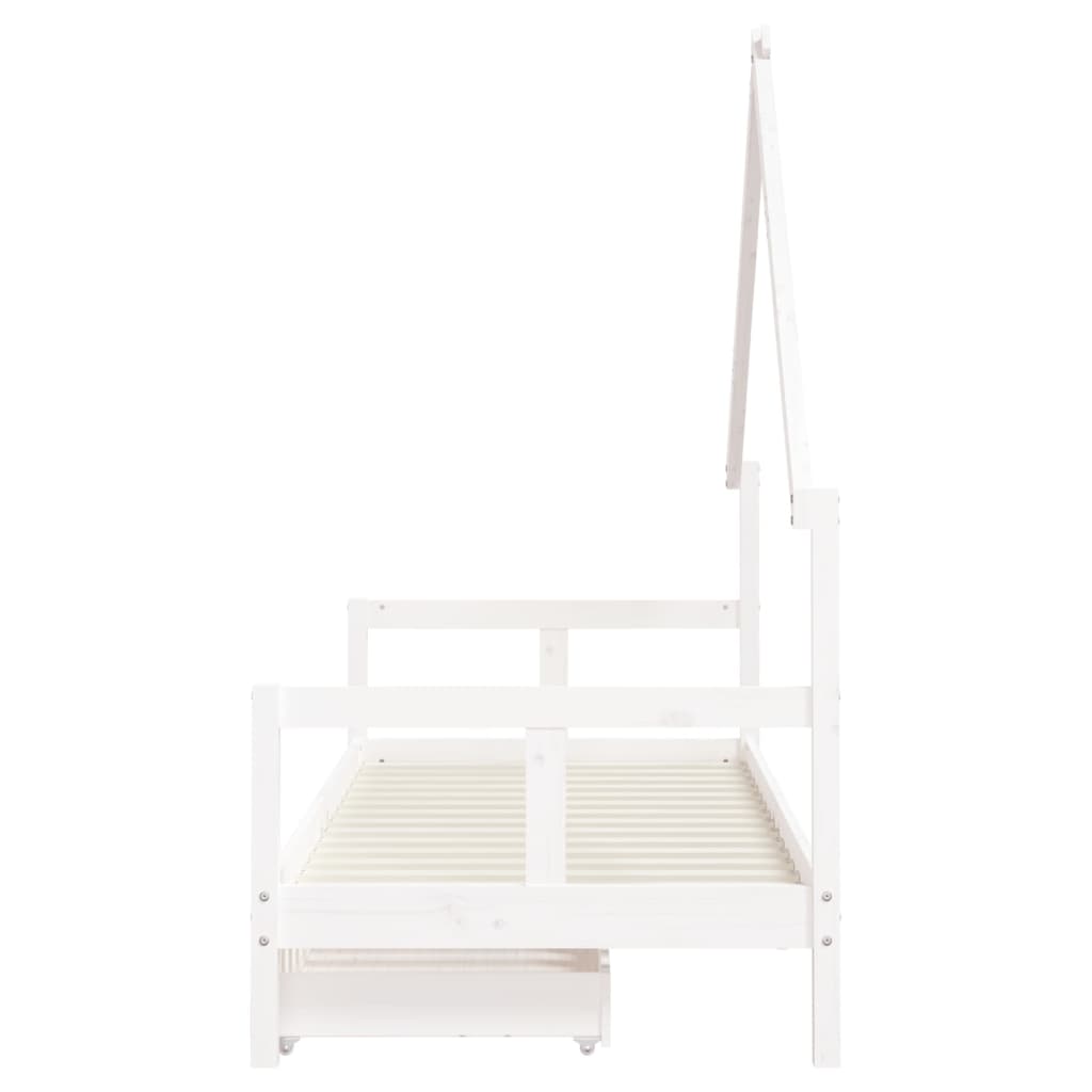 Estructura Cama Niños Con Cajones Madera Pino