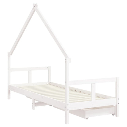 Estructura Cama Niños Con Cajones Madera Pino