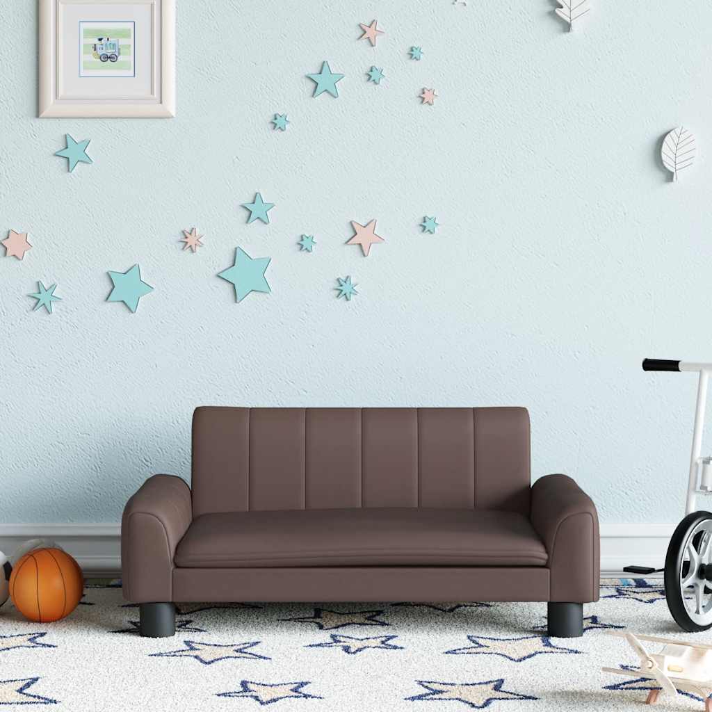 Sofá Para Niños De Cuero Sintético