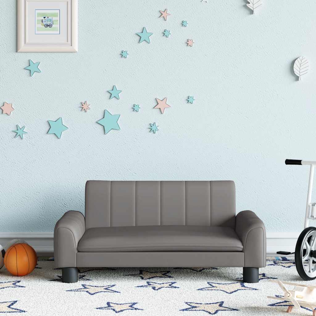 Sofá Para Niños De Cuero Sintético