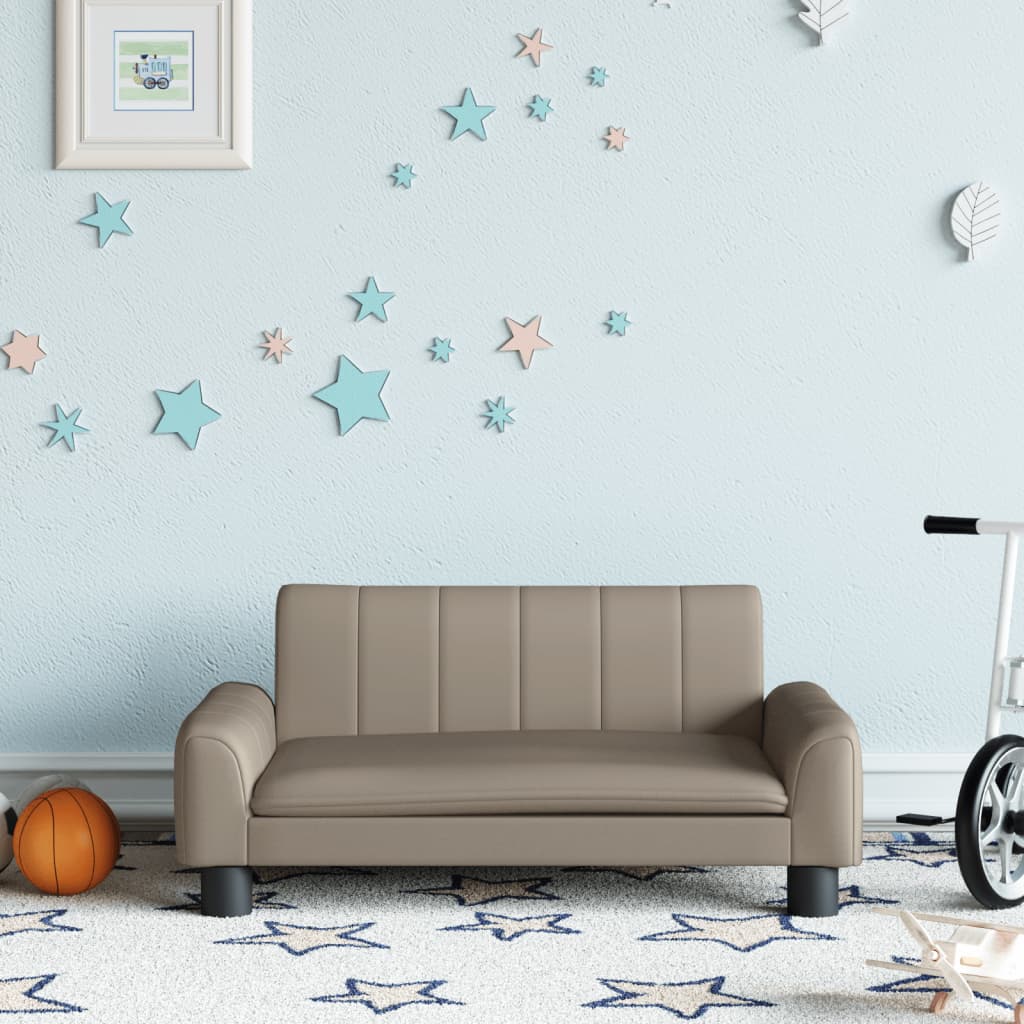 Sofá Para Niños De Cuero Sintético