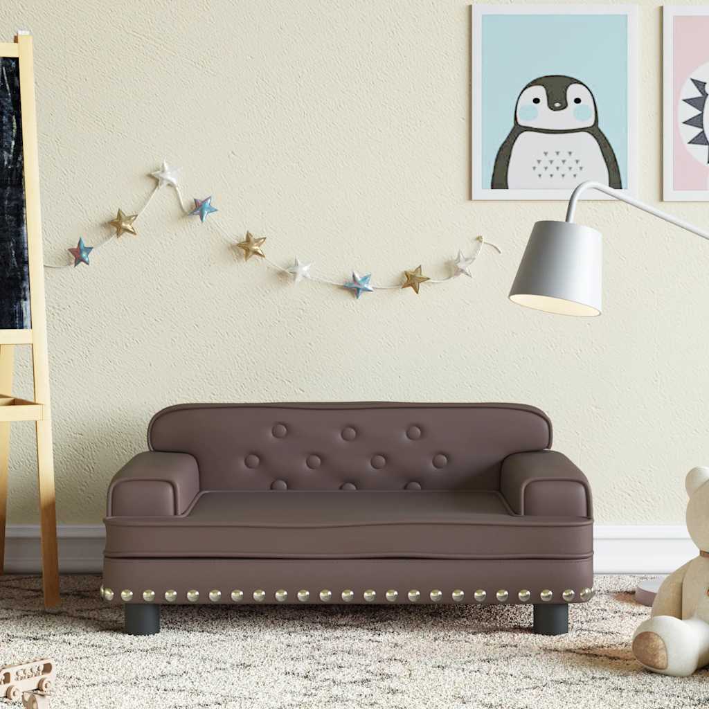 Sofá Para Niños De Cuero Sintético