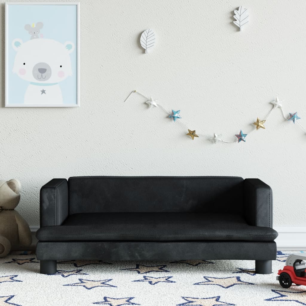 Sofá Para Niños De Terciopelo