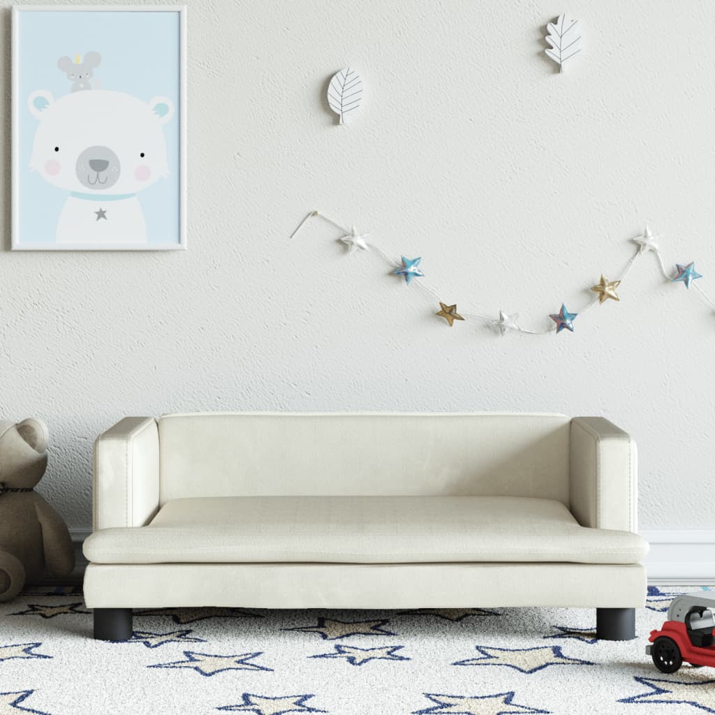 Sofá Para Niños De Terciopelo