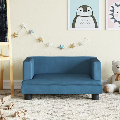 Sofá Para Niños De Terciopelo