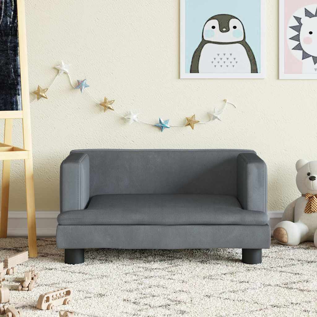 Sofá Para Niños De Terciopelo