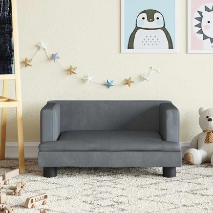 Sofá Para Niños De Terciopelo
