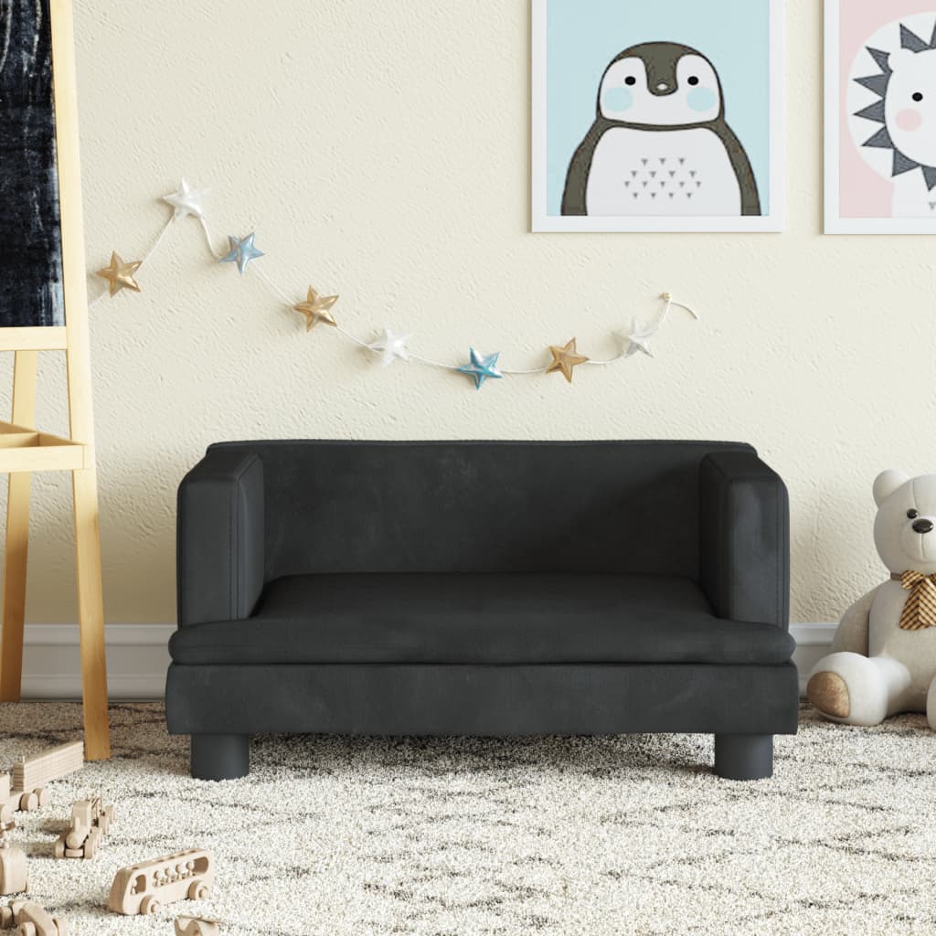 Sofá Para Niños De Terciopelo