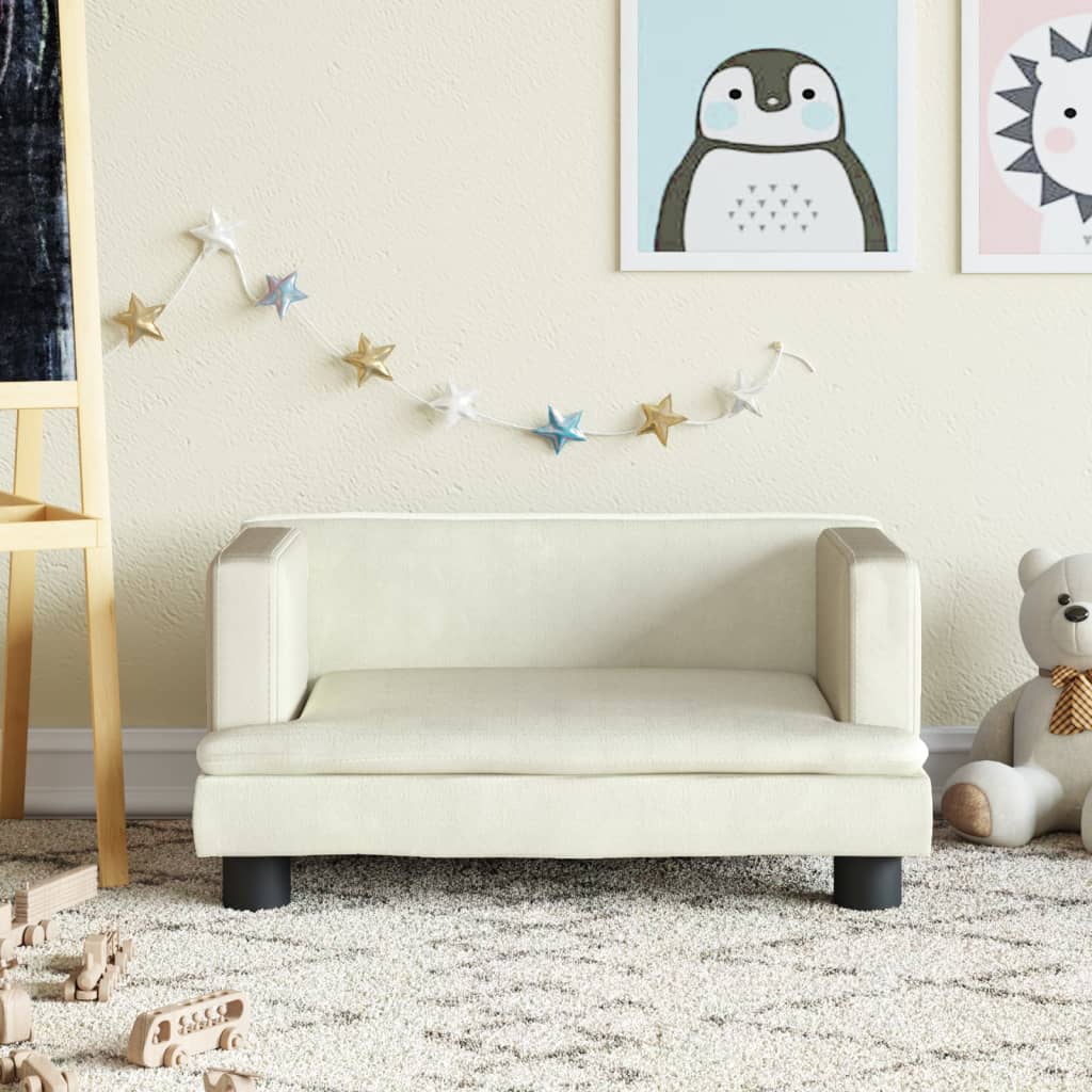 Sofá Para Niños De Terciopelo