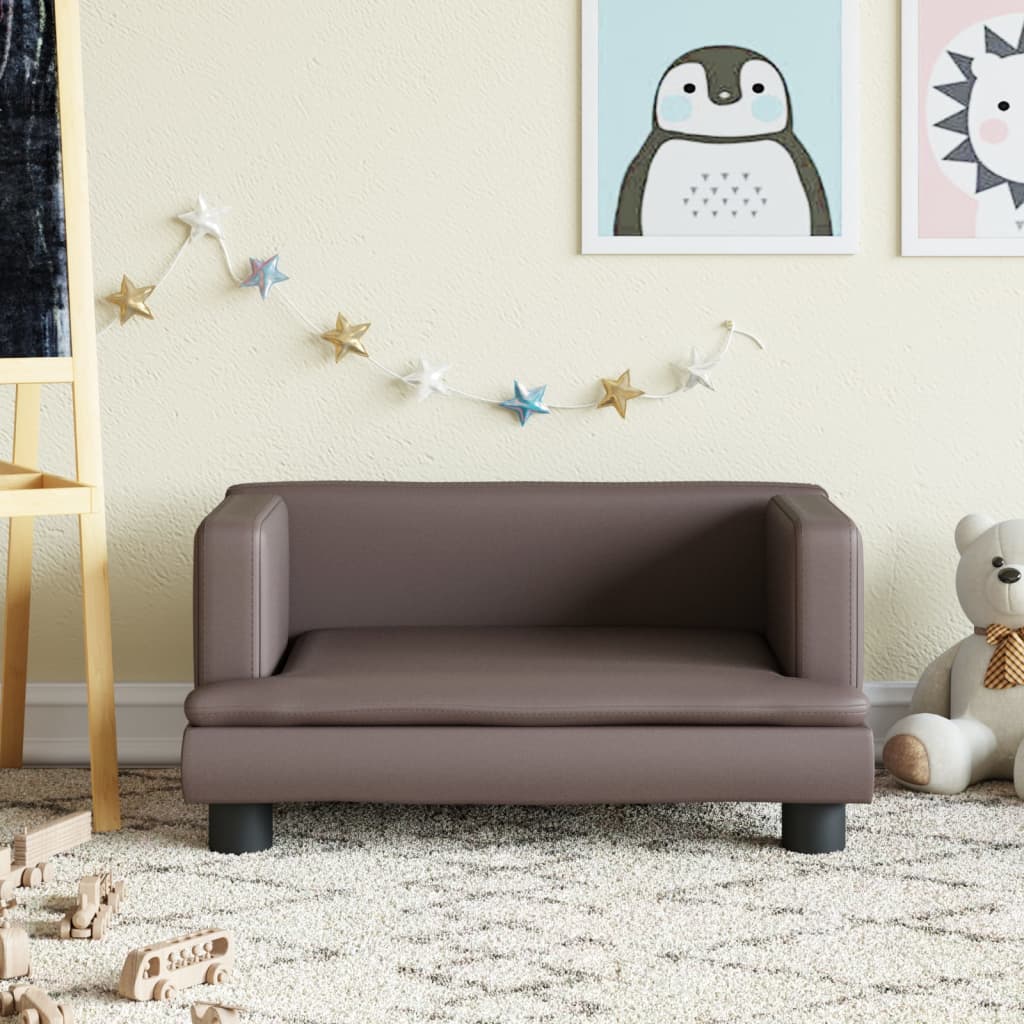 Sofá Para Niños De Cuero Sintético