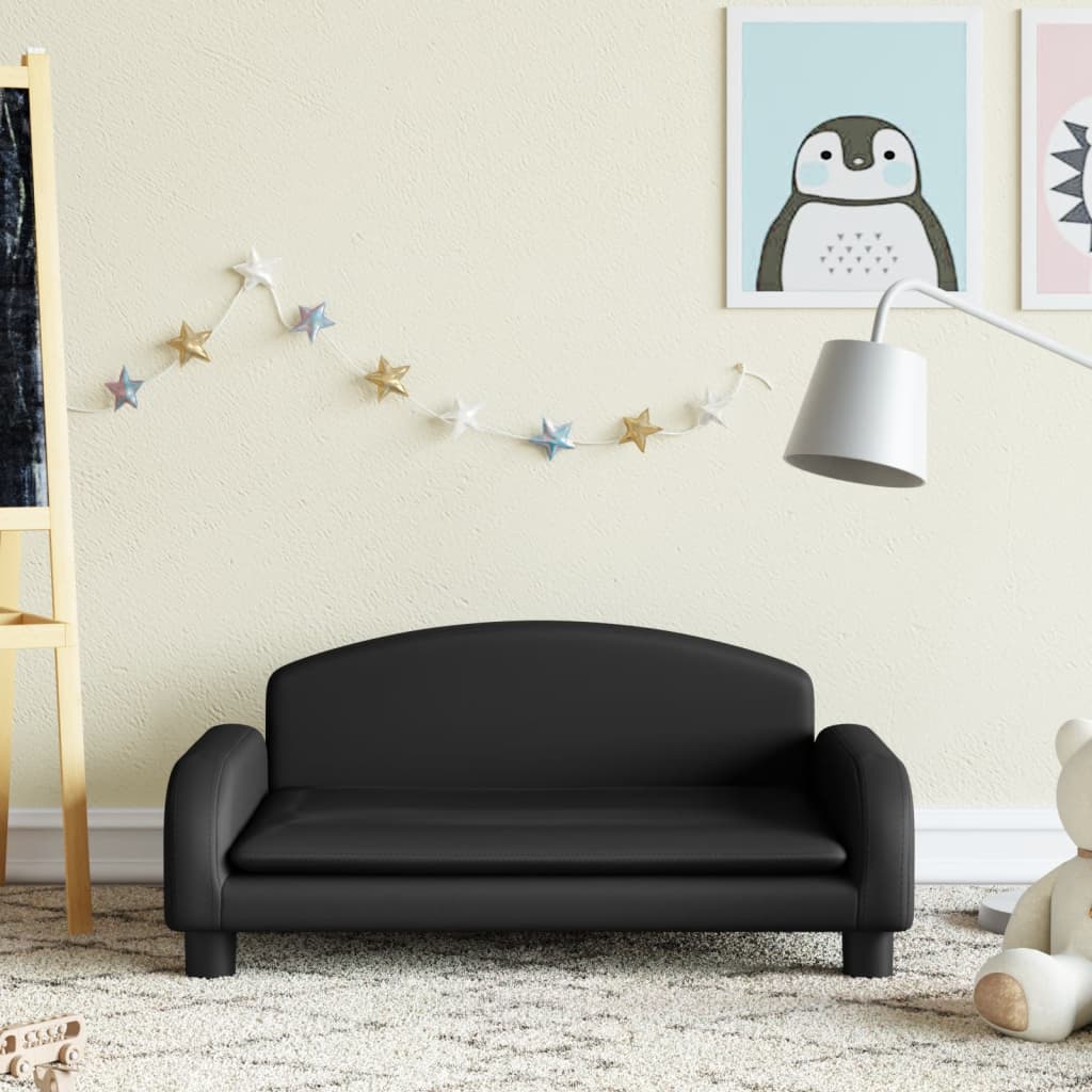 Sofá Para Niños De Cuero Sintético