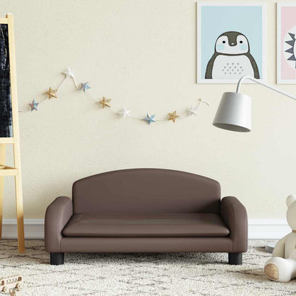 Sofá Para Niños De Cuero Sintético