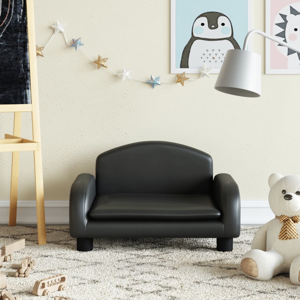 Sofá Para Niños De Cuero Sintético