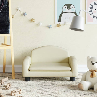 Sofá Para Niños De Cuero Sintético