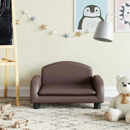 Sofá Para Niños De Cuero Sintético
