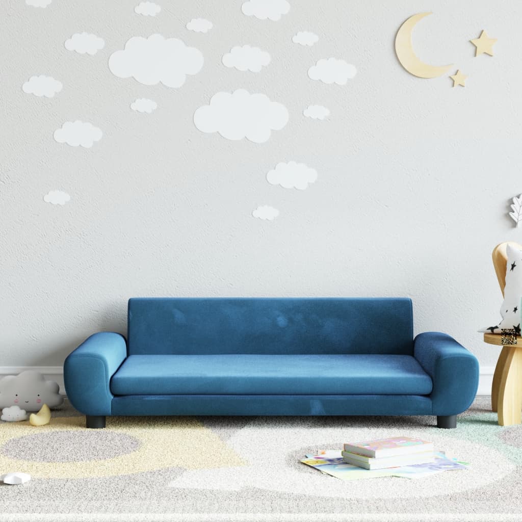 Sofá Para Niños De Terciopelo