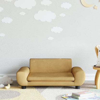 Sofá Para Niños De Terciopelo