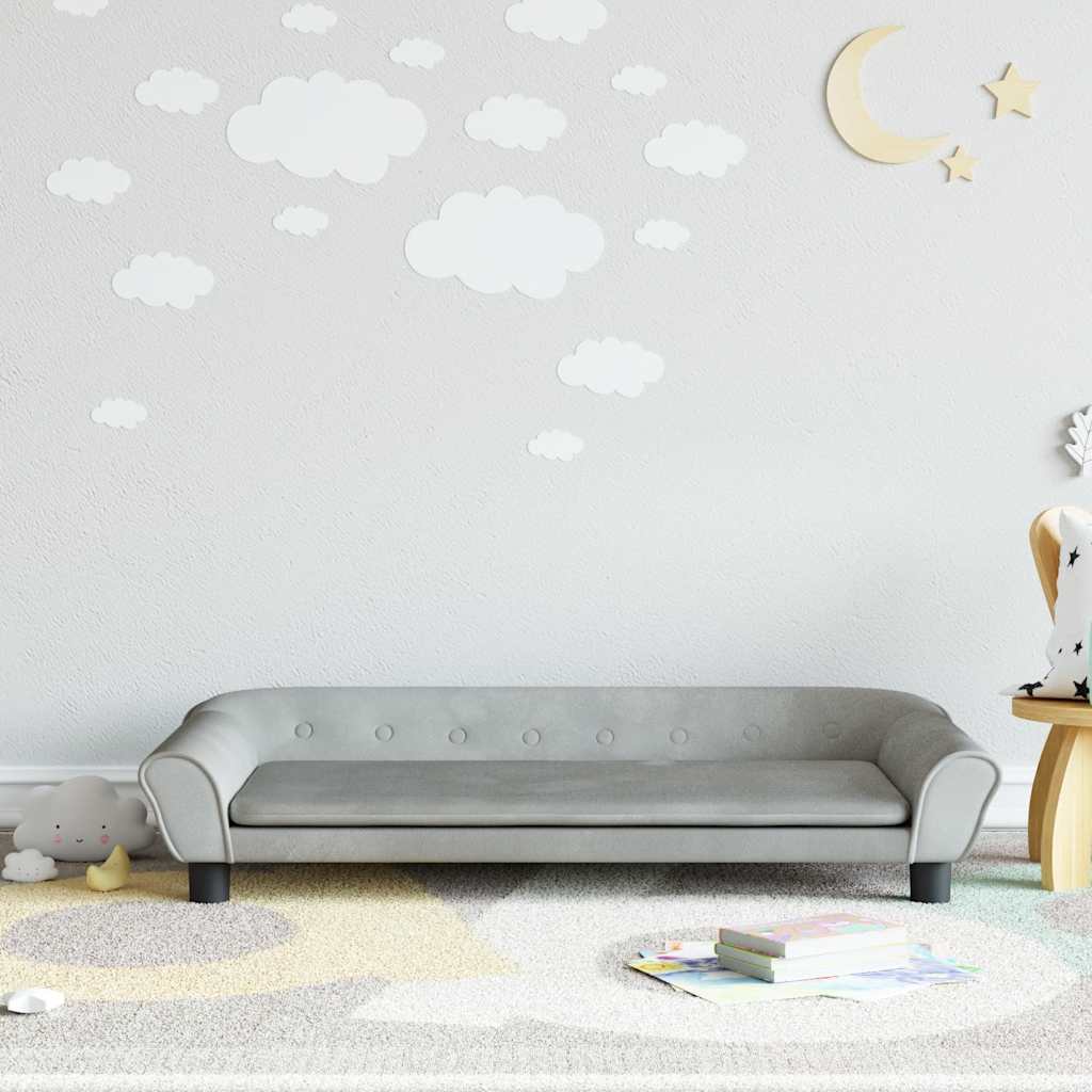 Sofá Para Niños De Terciopelo