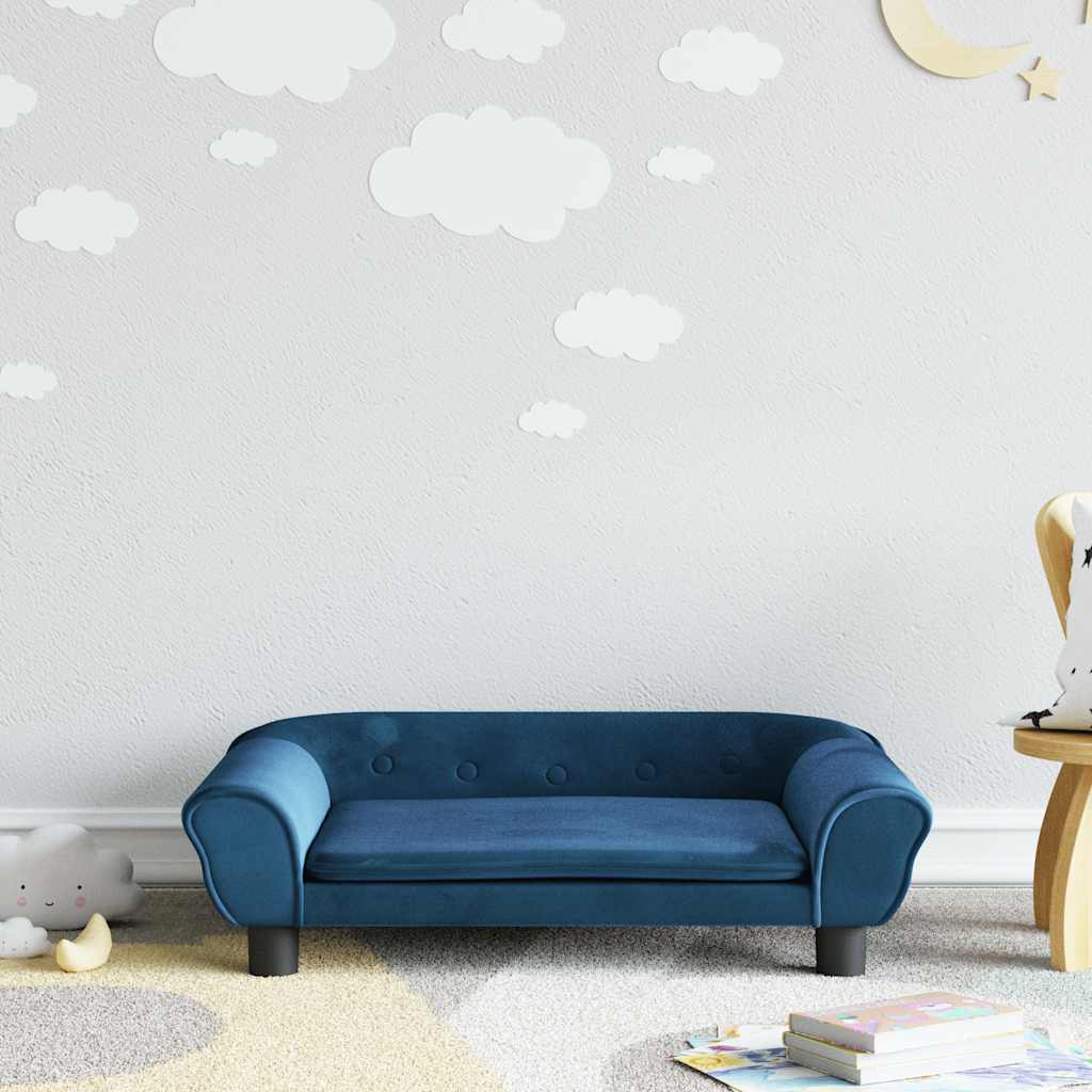 Sofá Para Niños De Terciopelo