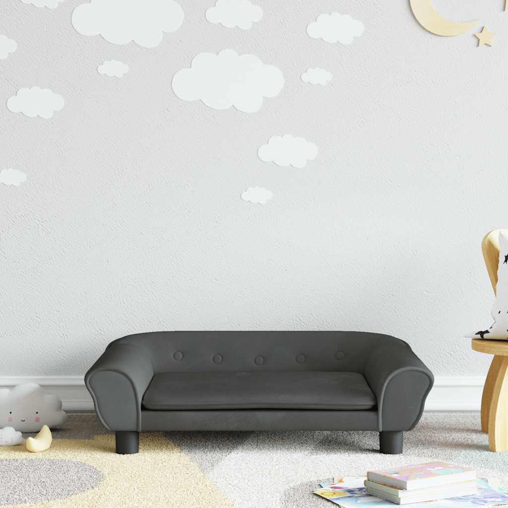 Sofá Para Niños De Terciopelo