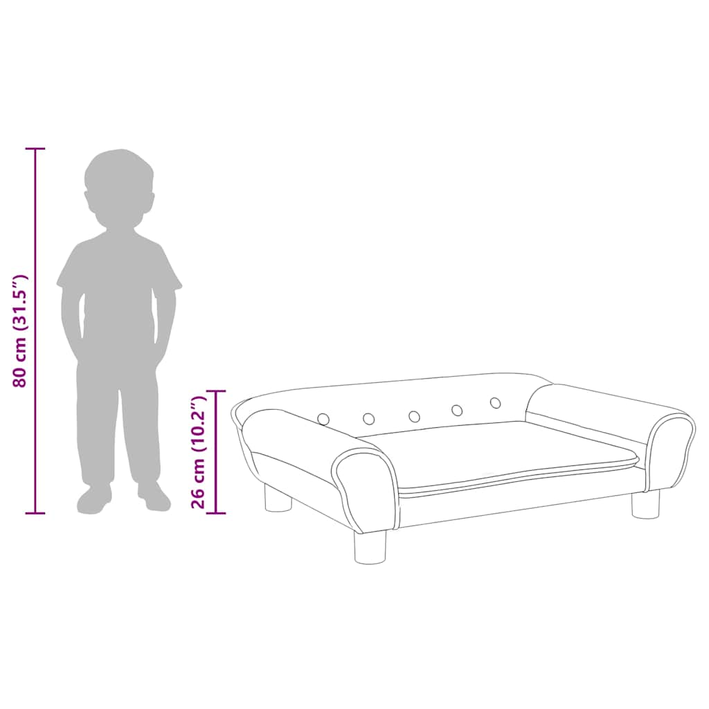 Sofá Para Niños De Terciopelo