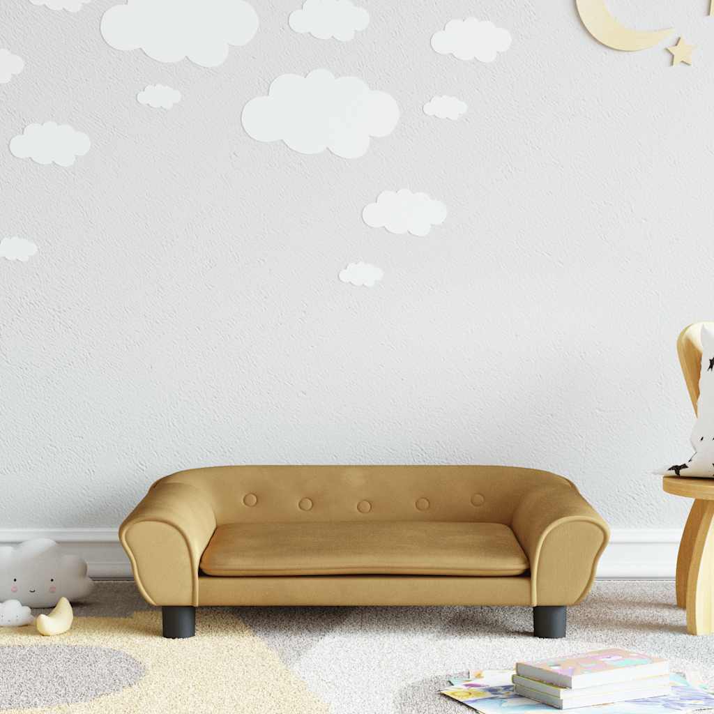 Sofá Para Niños De Terciopelo