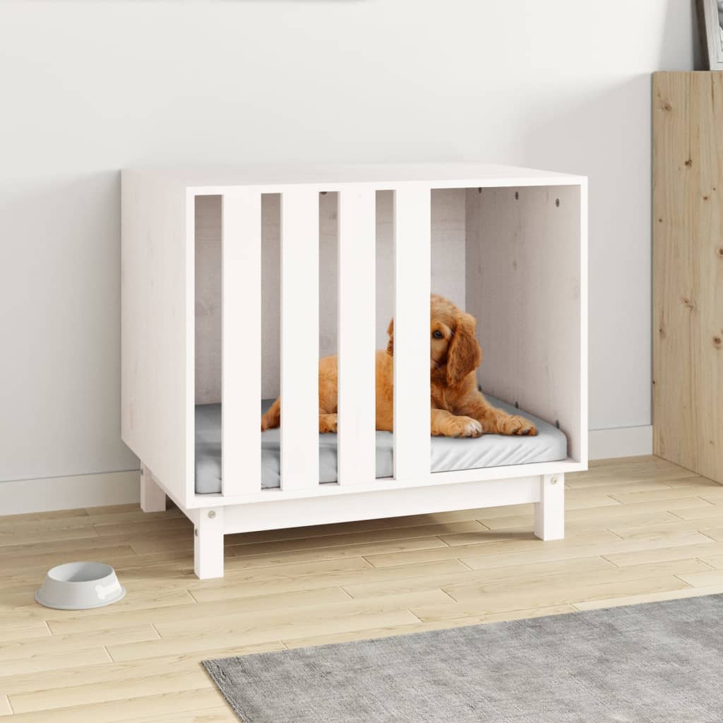 Caseta Para Perros Madera Maciza De Pino