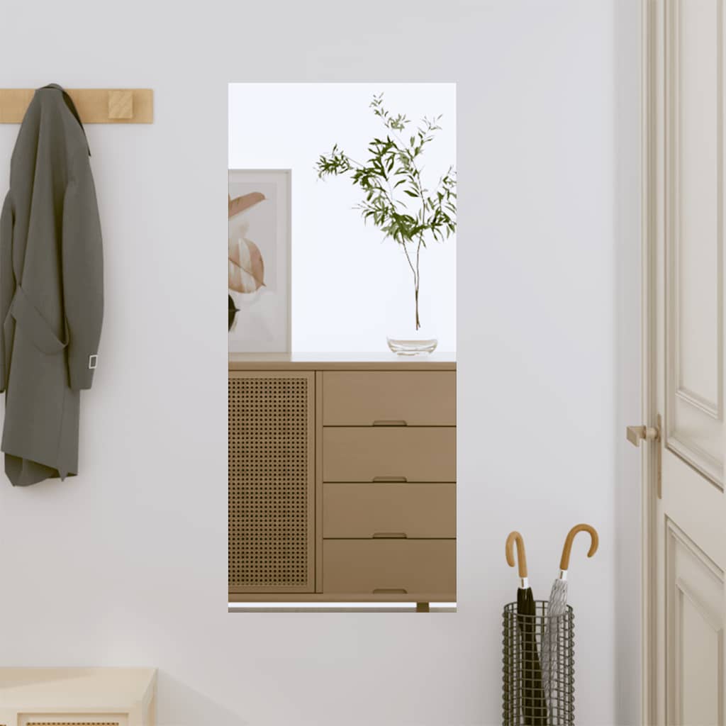 Espejo De Pared Con Luces Led Cuadrado De Vidrio
