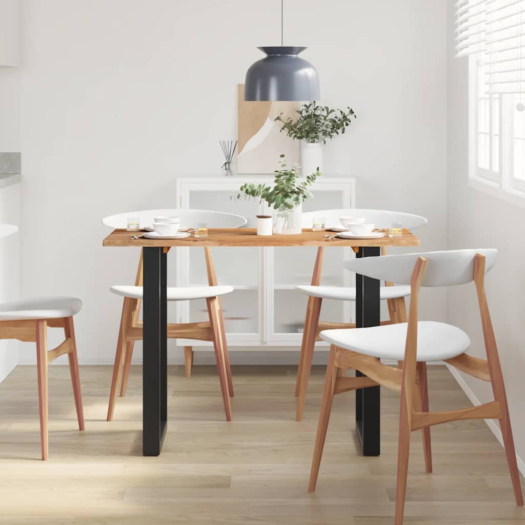Mesa De Comedor Madera Maciza De Acacia