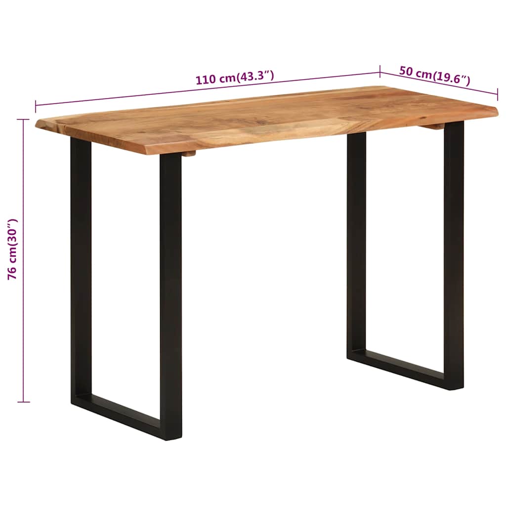 Mesa De Comedor Madera Maciza De Acacia