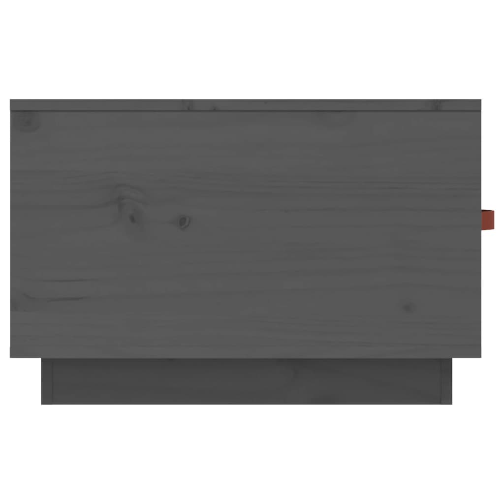 Mesa De Centro De Madera Maciza De Pino 60X53X35 Cm
